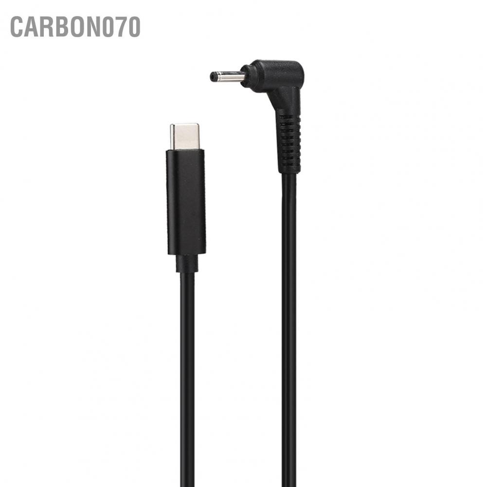 Hàng Sẵn  Dây cáp sạc TYPE ‑ C Male To DC 3.0mm X 1.0mm adapter cho laptop Acer / Samsung Ultrabook【Carbon070】