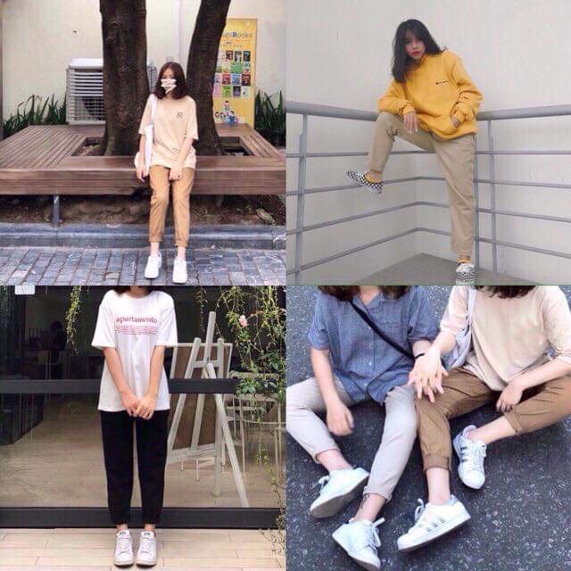 Quần kaki nữ sắn ống HARI