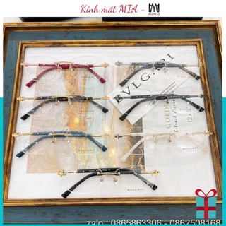 Kính khoan BVL.gari, gọng kính thời trang nam nữ, thay được tròng kính cận, hàng cao cấp, unisex - kinhmatmia