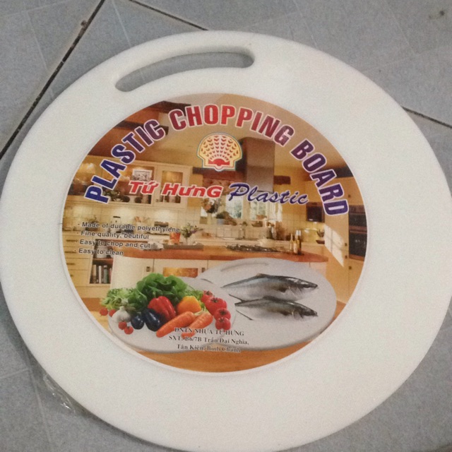 thớt nhựa tròn lớn 33cm