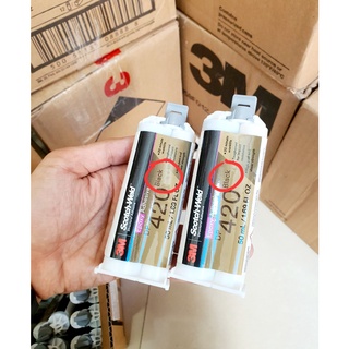 Keo dán 2 thành phần 3M DP420 (Off white và Black)