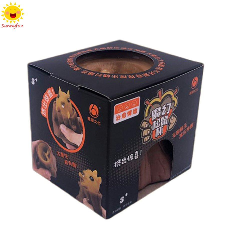 SF Đồ Chơi Bóp Tay Hình Chú Sóc Dễ Thương