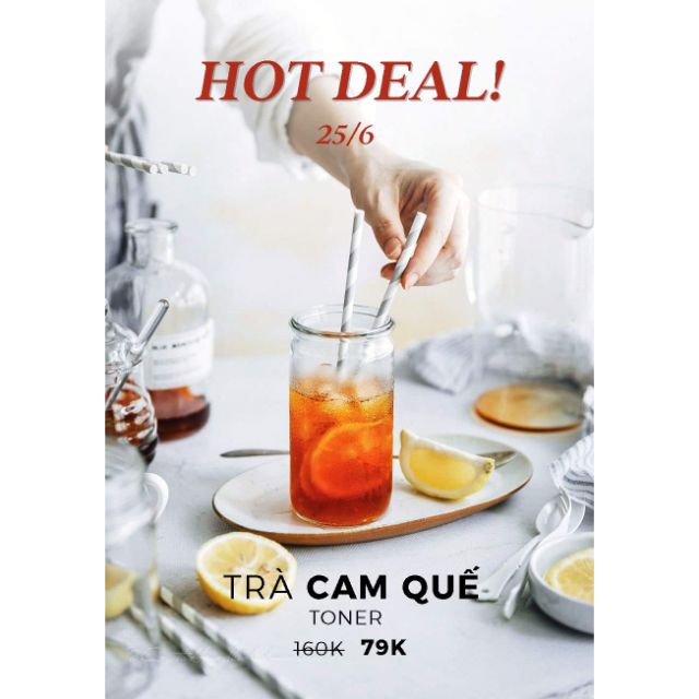 #HOTDEAL TONER TRÀ CAM QUẾ