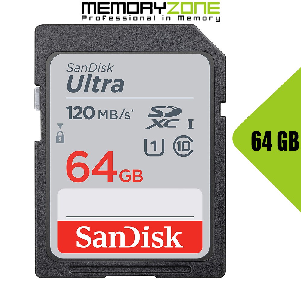 Thẻ nhớ SDXC SanDisk Ultra 64GB 120MB/s SDSDUN4-064G-GN6IN