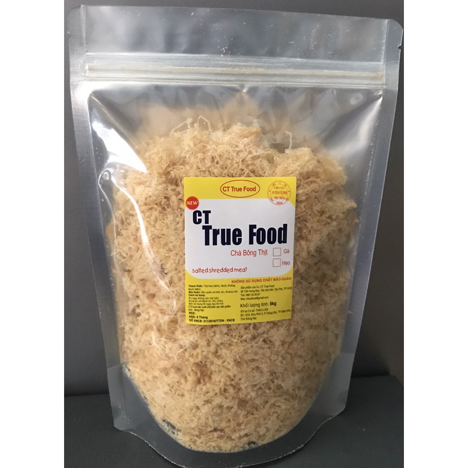 Chà bông gà tơi - chà bông làm bánh - 2 Kg Tk hơn / CT True Food