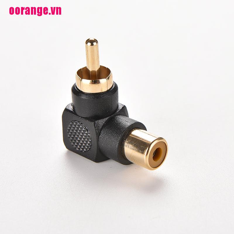 1 Đầu Chuyển Đổi Rca Tiện Lợi 90-Angle