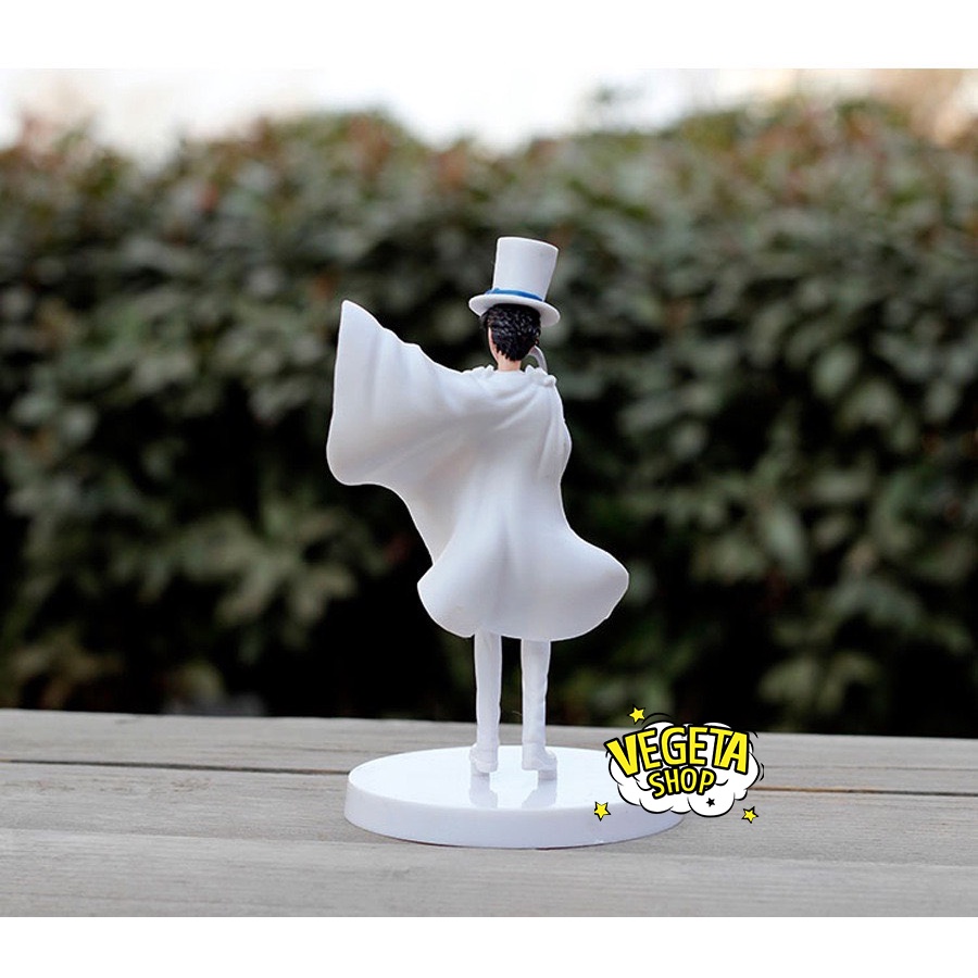 Mô hình Kaito Kid - Mô hình Conan - Magic Kaito - Siêu đạo chích Kid tung áo choàng cầm chim bồ câu - Cao 14,5cm