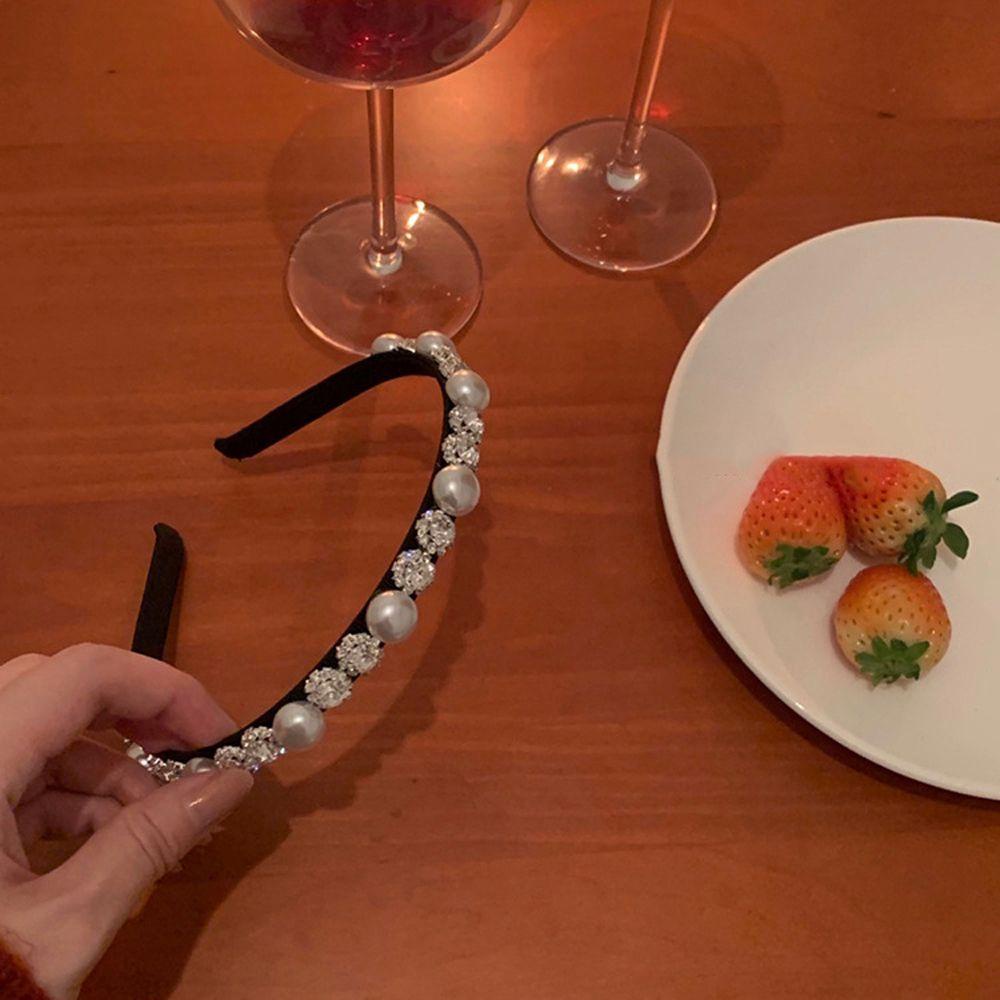 TWINKLE Băng Đô Cài Tóc Rửa Mặt Chống Trượt Phong Cách Vintage Ngọt Ngào Cho Nữ