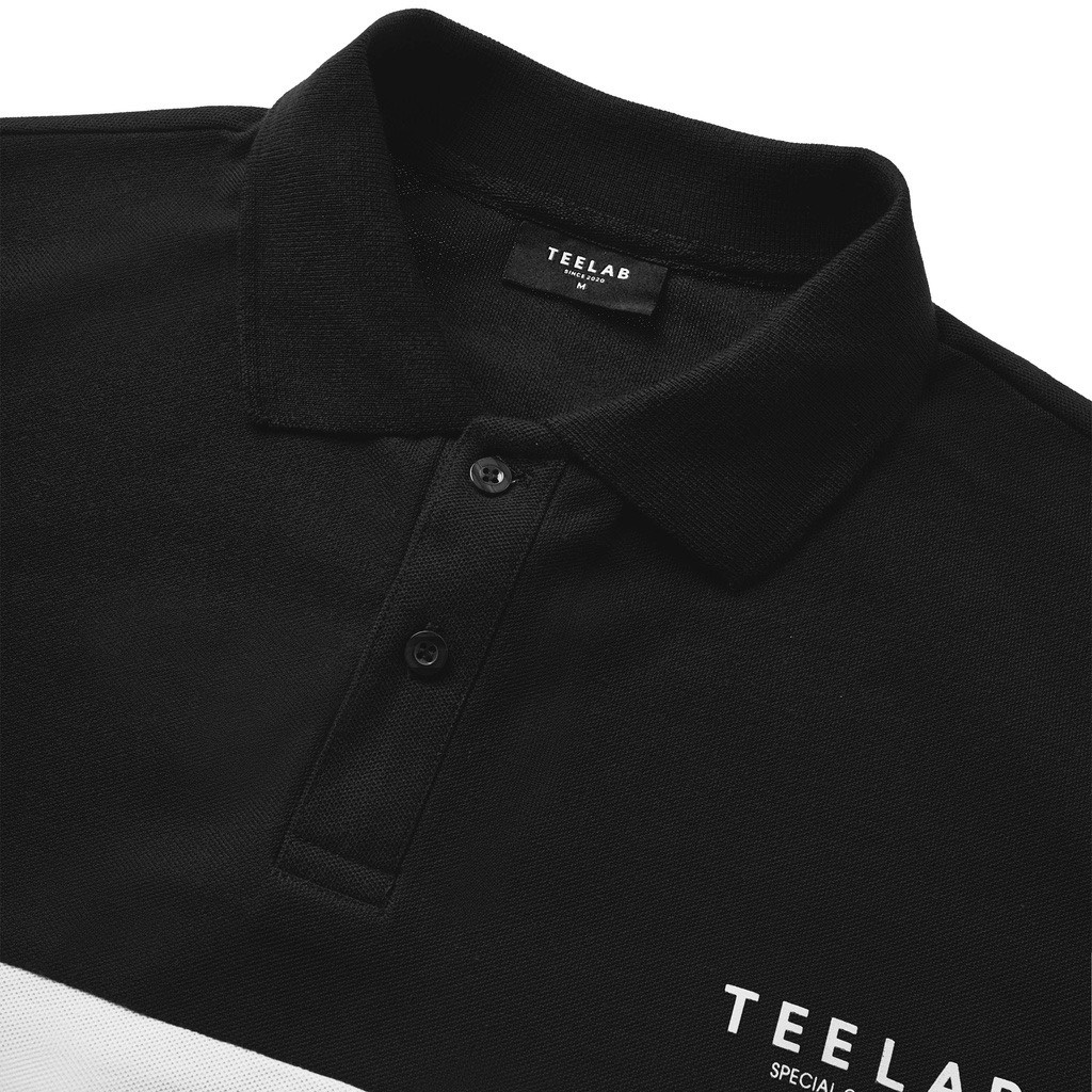 Áo Polo Teelab Special chất cá sấu thoáng mát co dãn 4c , áo thun có cổ local brand nam nữ unisex form rộng