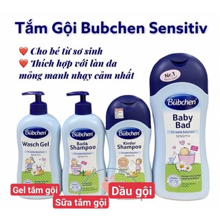 Sữa tắm gội Bubchen cho da nhạy cảm (bé 0m+)