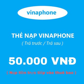 Nạp thẻ cào vinaphone 50.000 đ