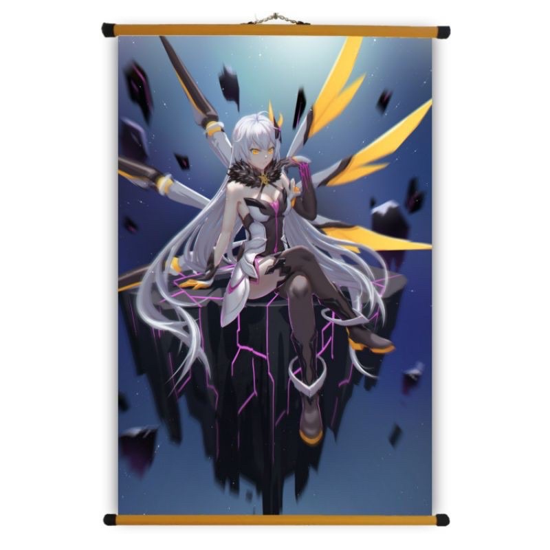 Poster Vải Kiana Kaslana - Honkai Impact 3