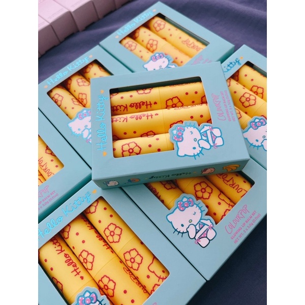 Set Son Dưỡng Môi Trái Cây Yummy Smoothie - Hello Kitty Colourpop (Nguồn Úc)
