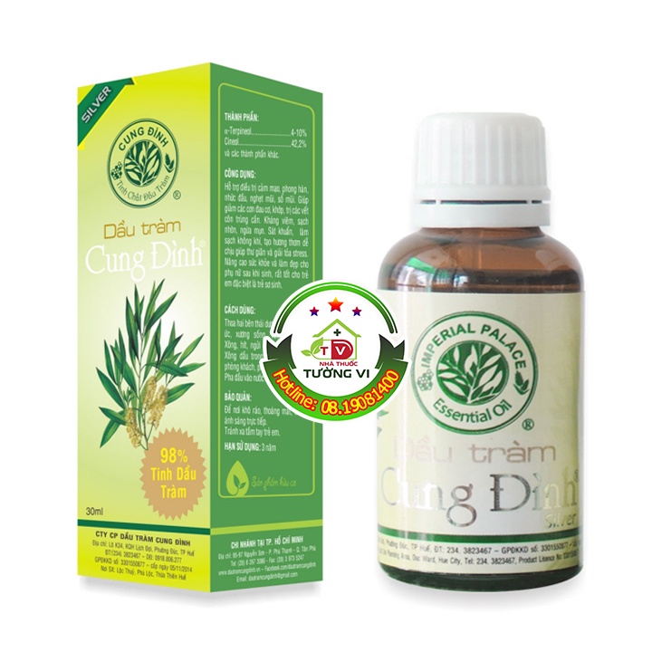 Dầu tràm Cung Đình 15ml 30ml 50ml