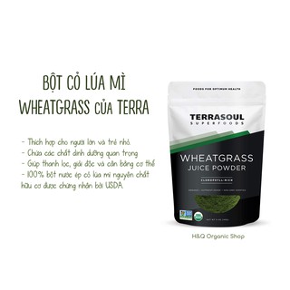 BỘT NƯỚC ÉP CỎ LÚA MÌ HỮU CƠ 141gr