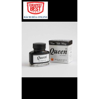 Mực Queen có 3 màu : Tím -Xanh -Đen, mực bút máy chất lượng cao