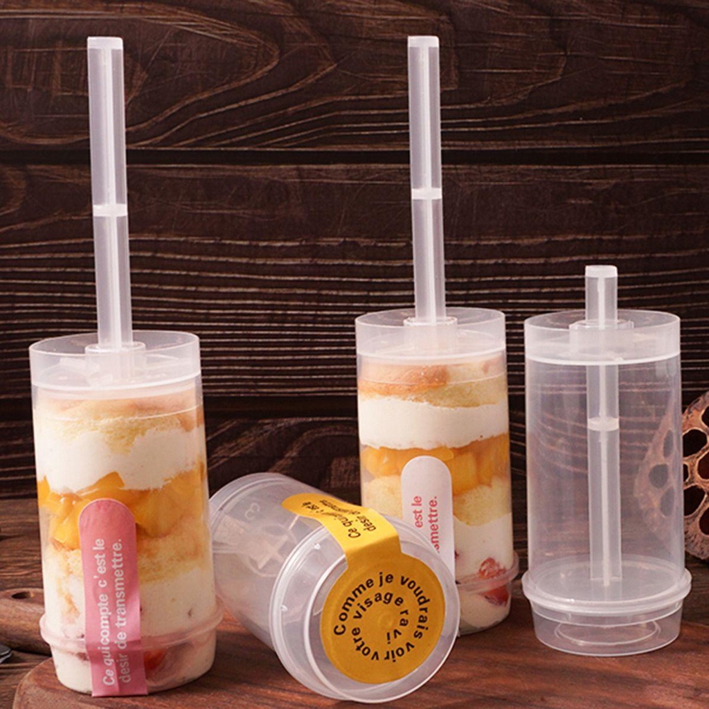 Hộp Nhựa Tròn Đựng Bánh Kem