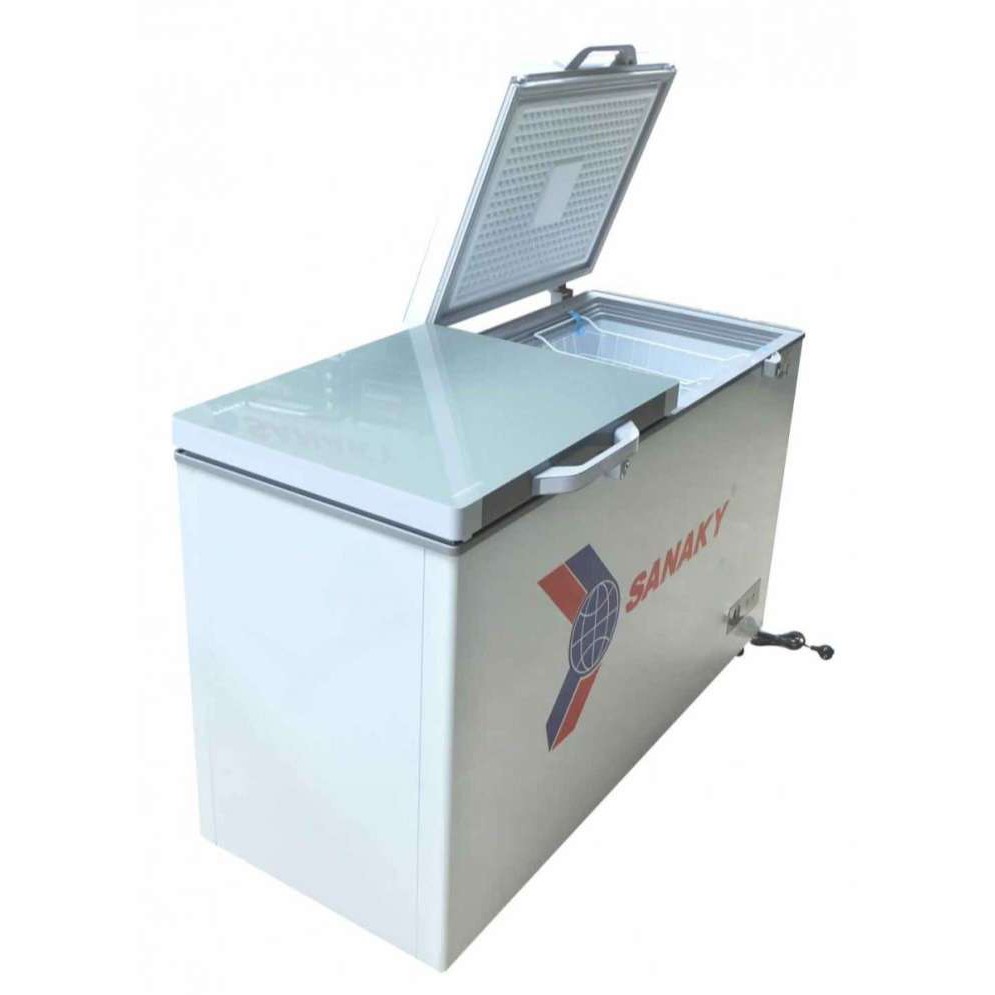 Tủ đông Sanaky VH 4099A2K, 320 lít, 1 ngăn đông, dàn lạnh đồng, mặt kính cường lực - Hàng chính hãng