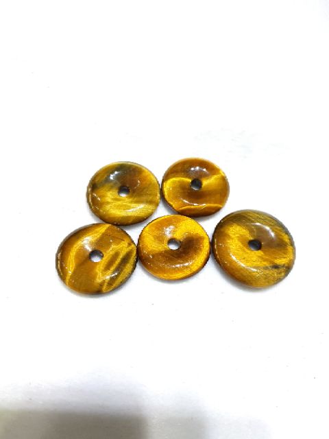 Dây Chuyền Mặt Đồng Điếu Màu Vàng Nâu M.Hổ