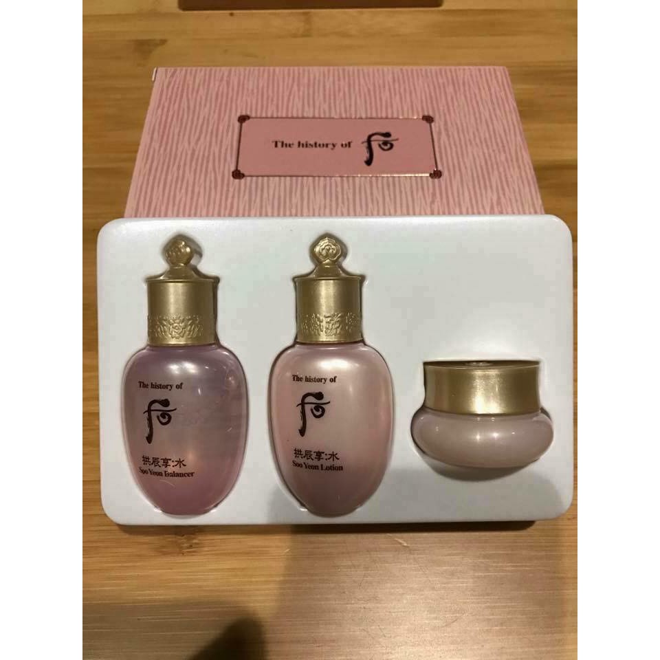 BỘ MINI  WHOO SOO YEON  SET 3 - DÀNH CHO DA KHÔ