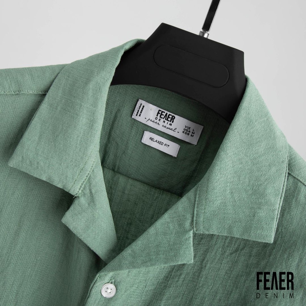 Áo sơ mi nam trơn Feaer DENIM chất lanh Vest Linen | BigBuy360 - bigbuy360.vn