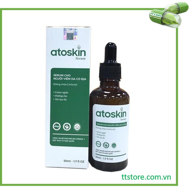 Atoskin - Bộ sản phẩm cho viêm da cơ địa [sữa tắm/ shower, serum, kem, cream] [Atokin, autoskin]