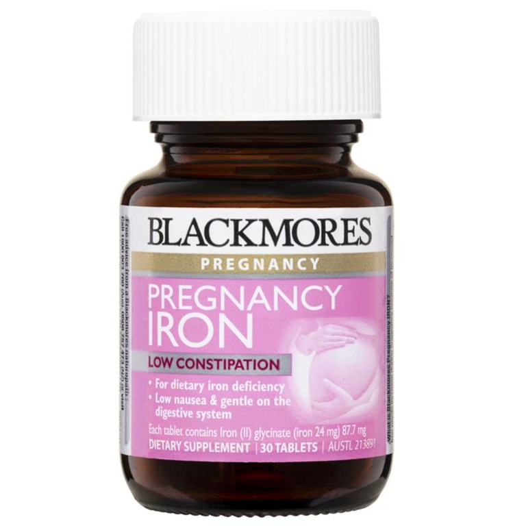 Sắt bầu Blackmores Úc 30 viên