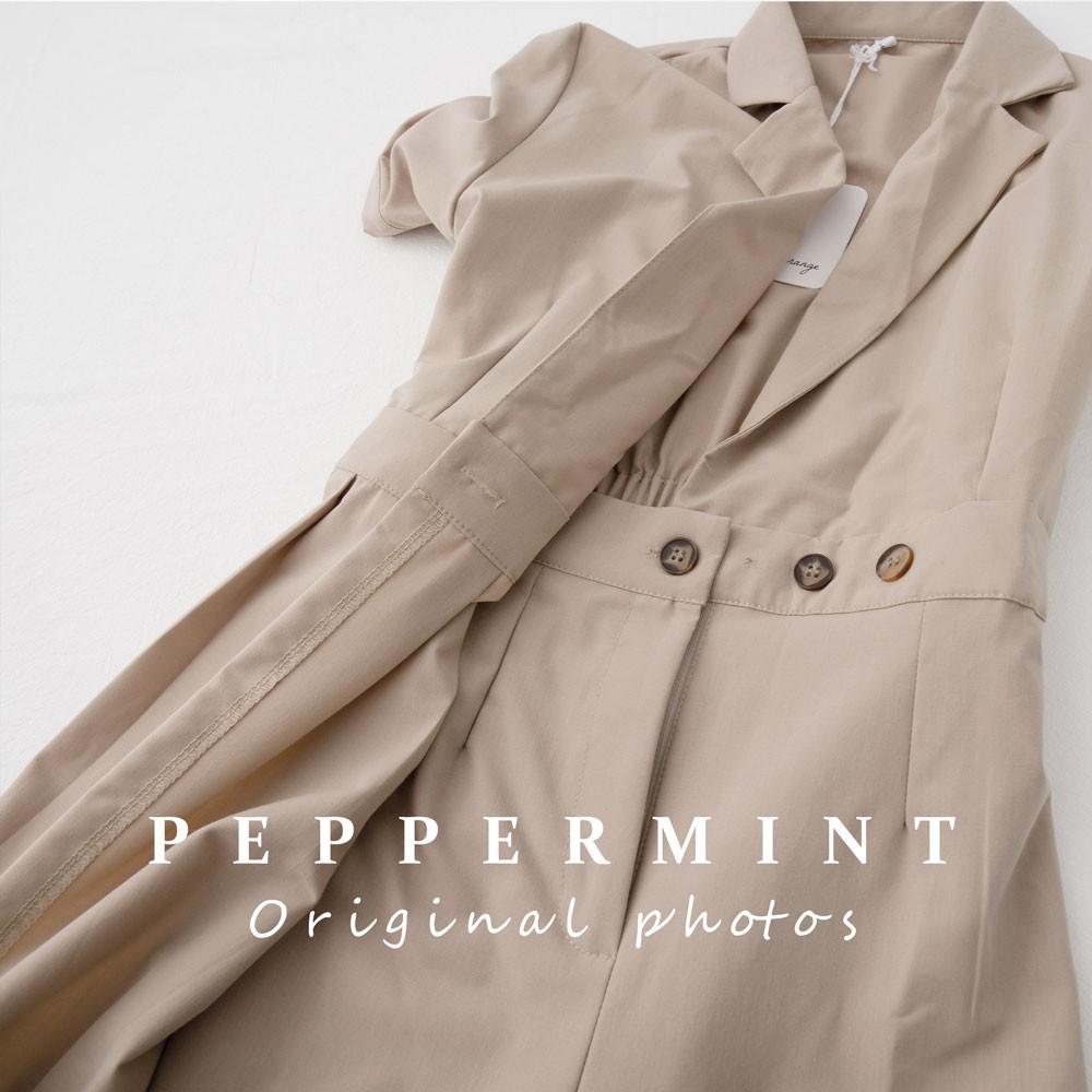 Đầm Cổ Vest Phong Cách Retro Mới 44100