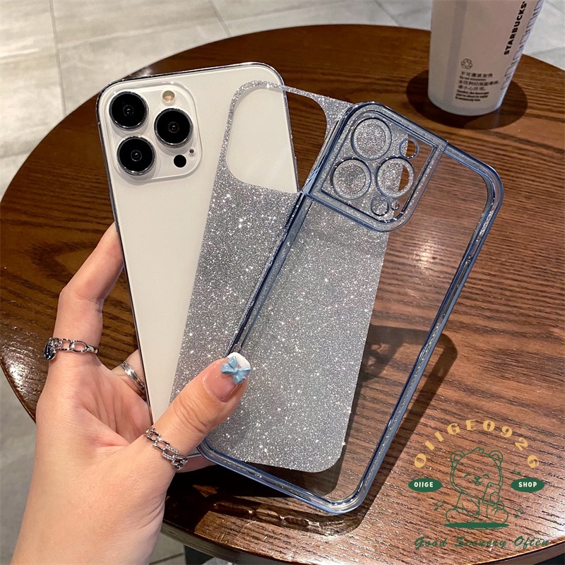 Ốp Điện Thoại TPU Mạ Điện Lấp Lánh Cho Iphone 13 12 11 Pro Max Xs Max Xr 8 7Plus