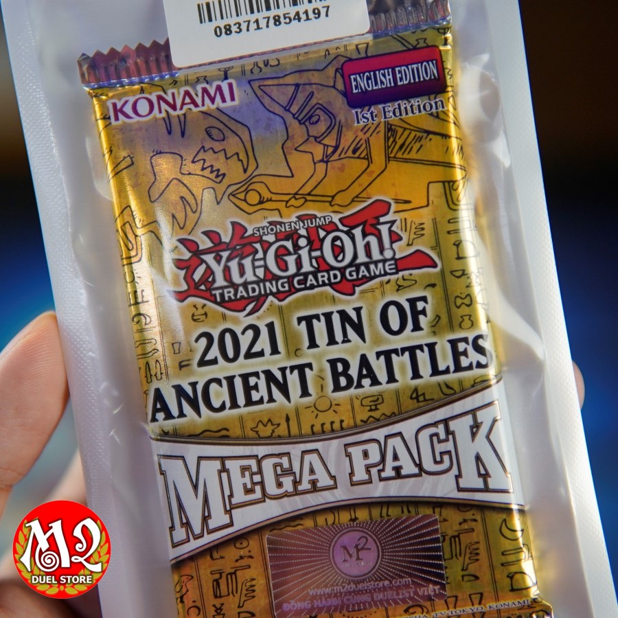 Gói thẻ bài Yugioh Mega Pack 2021 Tin of Ancient Battles - 18 lá bài nhập khẩu từ USA