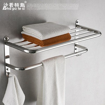 Giá treo khăn khách sạn thép không gỉ 304 Giá treo khăn tắm 3 tầng giá treo phòng tắm