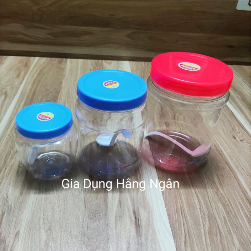 Lọ nhựa Hộp nhựa đựng gia vị đủ cỡ có nắp đậy kín | BigBuy360 - bigbuy360.vn