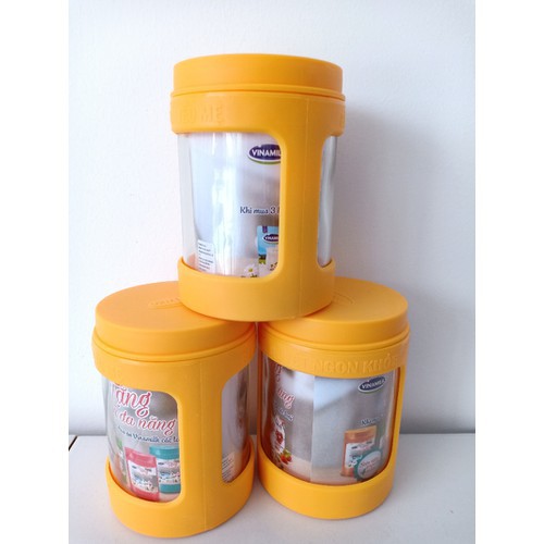 Hũ đựng gia vị đa năng có bọc nhựa chống vỡ Vinamilk | BigBuy360 - bigbuy360.vn
