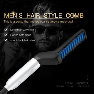 Lược điện chải thẳng tóc/râu đa năng cho nam