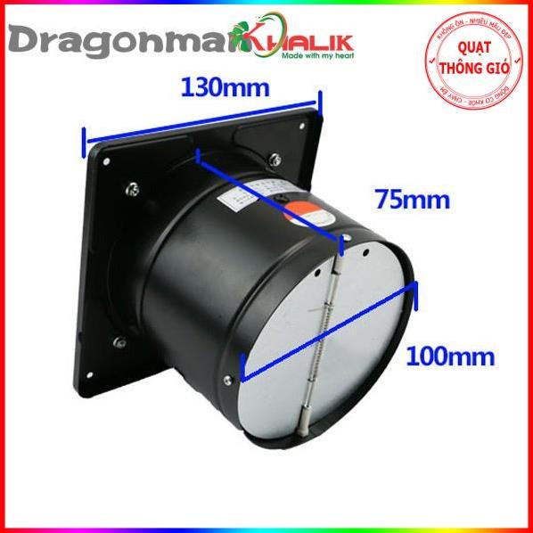 💎Tổng kho KHALIK💎 Quạt thông gió gắn tường mặt vuông nhỏ gọn tốc độ cao 4inch 20w tiện dụng cho nhà tắm nhà bếp