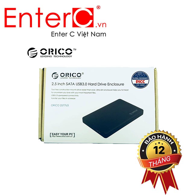 Box Ổ Cứng ORICO 2.5 Inch 2577U3 ( Bảo Hành 1 năm) | BigBuy360 - bigbuy360.vn