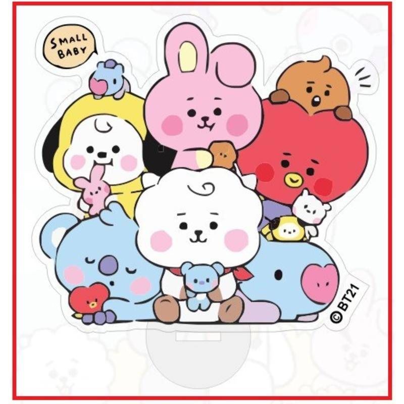 Standee nhựa cứng BT21 baby