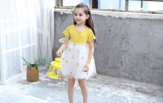 Đầm phối lưới thơm