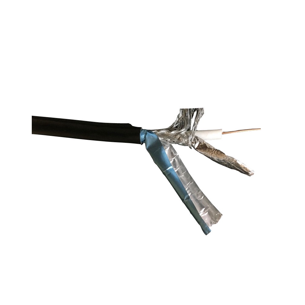 Cuộn 100m cáp đồng trục RG6 Tri Shield chống nhiễu DELTALINK LinkPro