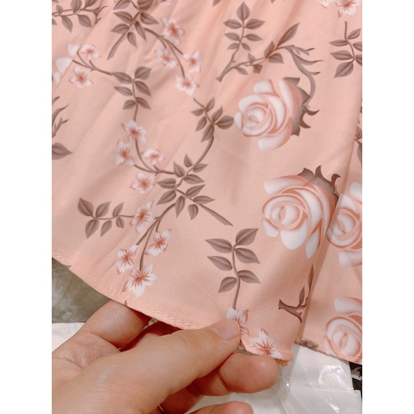 (Mẫu mới) đầm hoa xinh xoè 2 lớp, free size | BigBuy360 - bigbuy360.vn