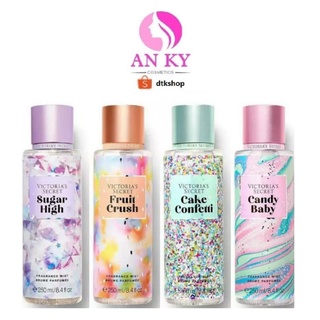 Xịt Thơm Body Mist Victoria Mẫu Mới 4 Mùi