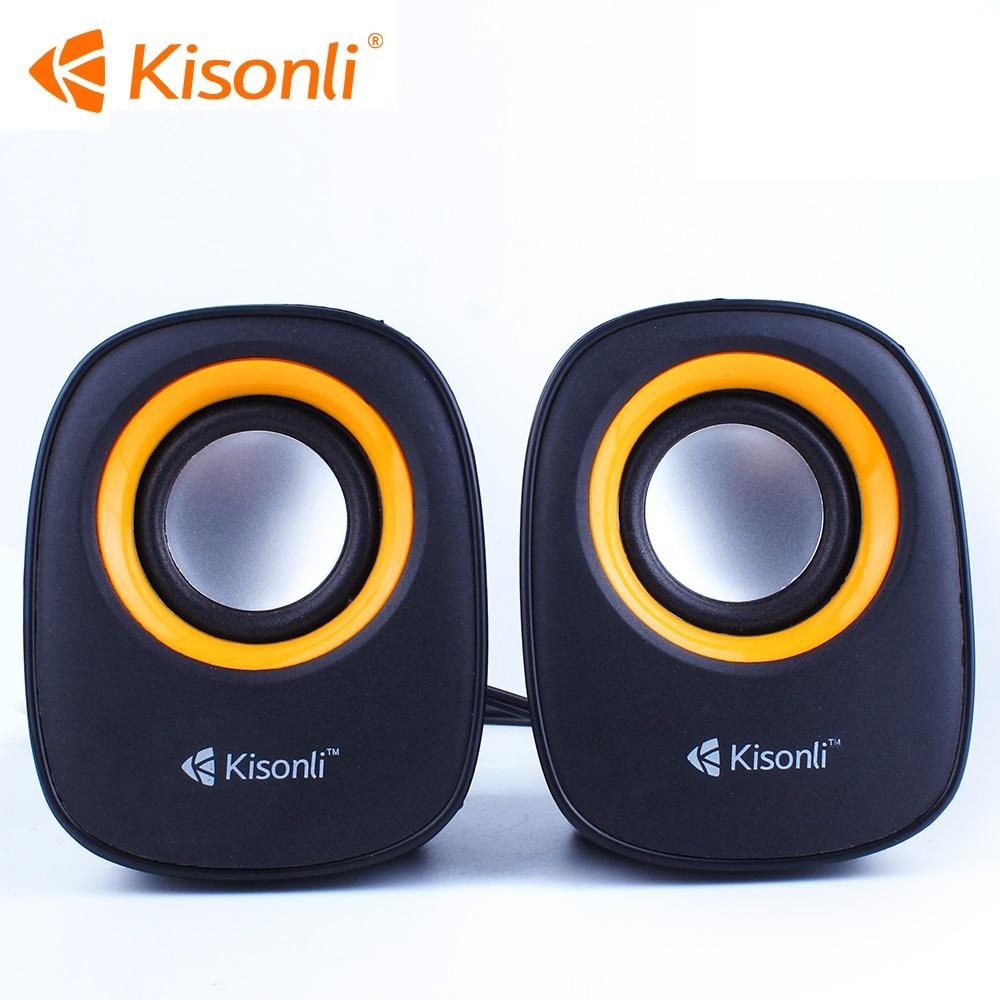 Loa vi tính 2.0 Kisonli V360 - Bảo Hành 12 Tháng (Màu ngẫu nhiên)