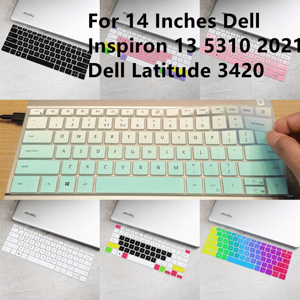 Miếng dán bàn phím bằng silicon mềm siêu mỏng thích hợp cho 14 inch dell