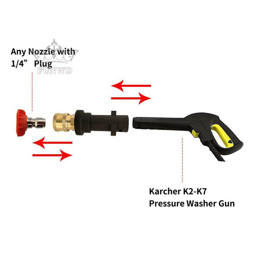 Đầu nối chuyển đổi vòi phun nước áp lực cao thay thế dành cho Karcher