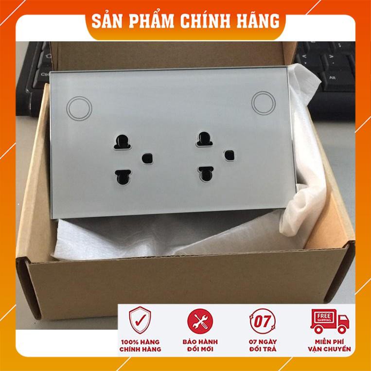 Ổ Cắm Wifi Tuya Âm Tường Chữ Nhật Điều Khiển Từ Xa