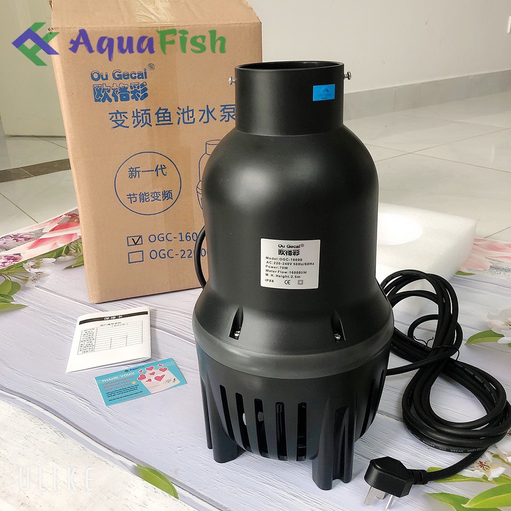 Máy Bơm Chìm Hồ Cá Koi OGC 16000 và OGC 22000