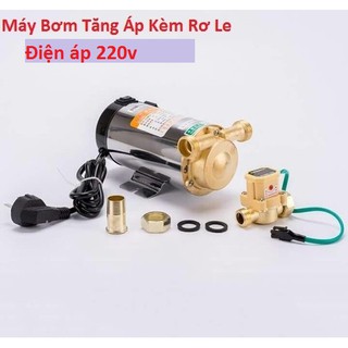 Máy bơm tăng áp có rơ le tự động tăng áp lực nước 300%