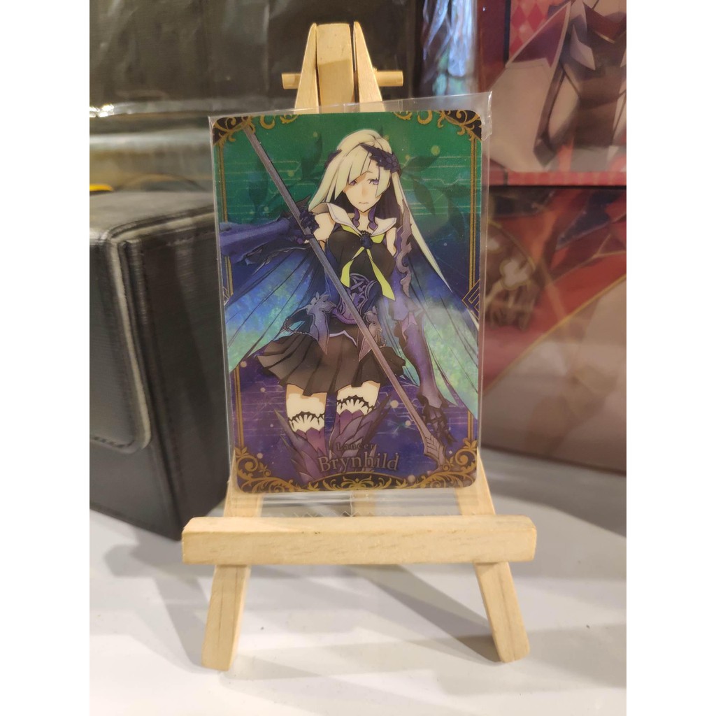 Thẻ bài sưu tầm bánh xốp Fate Grand Order FGO Brynhild R - Rare - Tặng bọc bài nhựa bảo quản