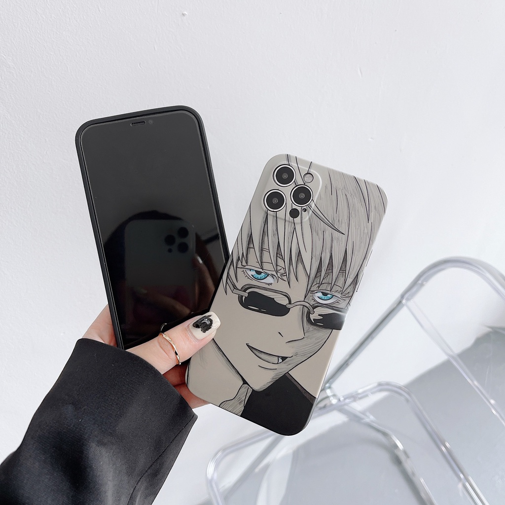 Ốp điện thoại silicone họa tiết anime Jujutsu Kaisen sang trọng cho IPHONE 12 11 PRO MAX XS XR 7 8 PLUS SE 2