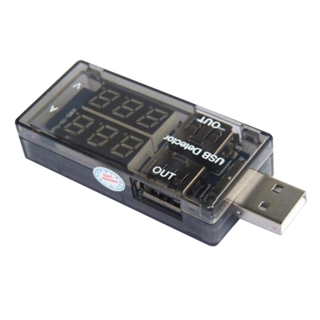Thiết Bị Đo Điện Áp Cổng USB Hai Đầu Ra Vôn Kế Di Động Cho Nữ